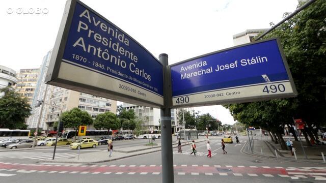 Placa — Av. Presidente Antônio Carlos, Rio de Janeiro