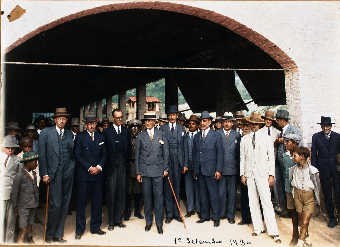 Inauguração da Usina de Tubos Centrifugados Bárbara — Caeté, MG, 01/09/1931