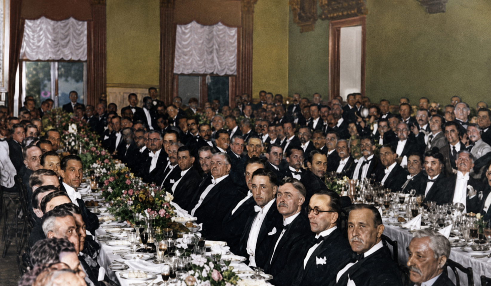 Jantar de 25 de agosto de 1928 com o presidente Antônio Carlos no Clube de Juiz de Fora (2)